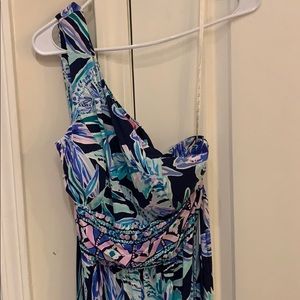 Lilly Pulitzer Malia one shoulder Maxi Large